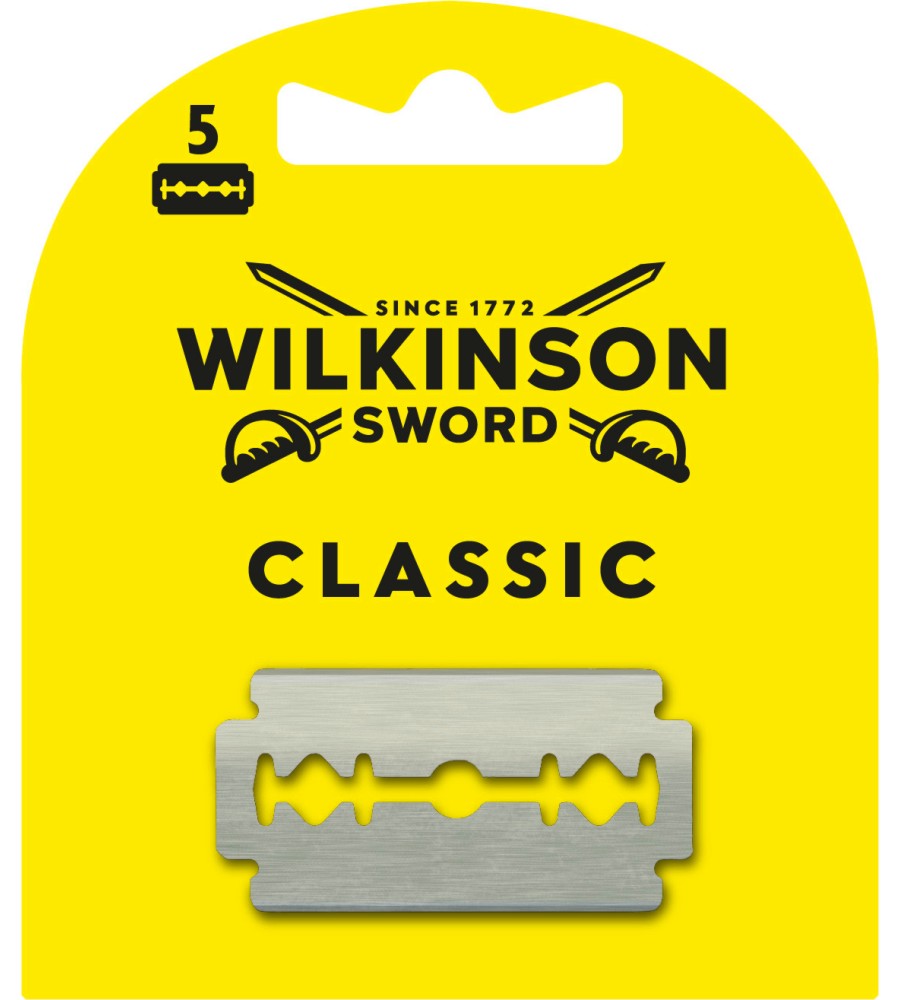 Wilkinson Sword Classic Wilkinson Sword Classic - 5 броя резервни ножчета за самобръсначка - продукт
