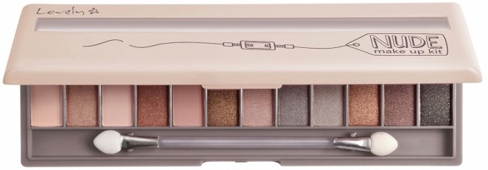 Lovely Nude Make Up Kit Lovely Nude Make Up Kit - Палитра с 12 цвята сенки за очи - сенки