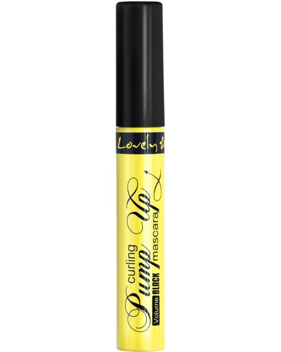 Lovely Pump Up Curling Volume Black Mascara Lovely Pump Up Curling Volume Black Mascara - Спирала за обем от серията Pump Up - спирала