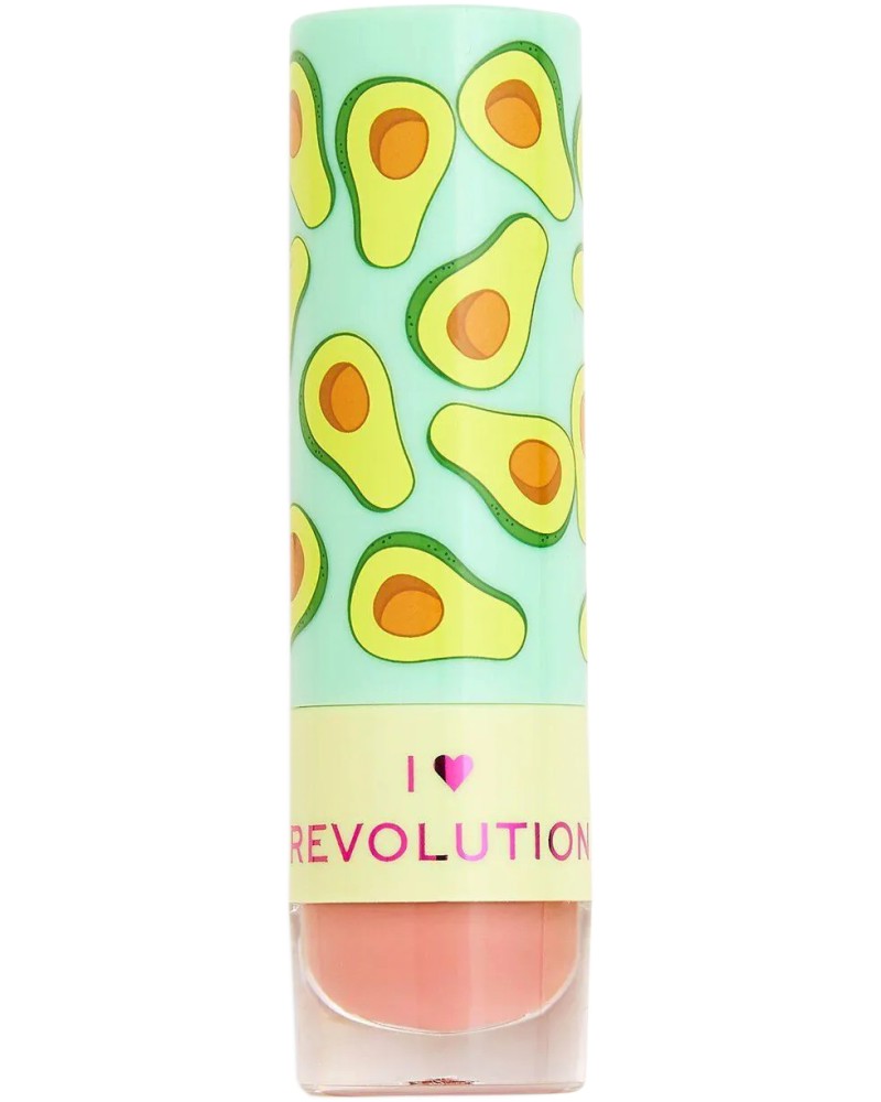I Heart Revolution Tasty Avocado Lipstick I Heart Revolution Tasty Avocado Lipstick - Подхранващо червило с масло от авокадо - червило