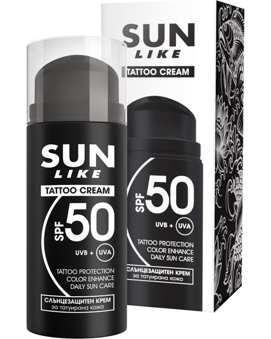 Sun Like Tattoo Cream SPF 50 - ������������� ���� �� ���� �� ��������� ���� - ����