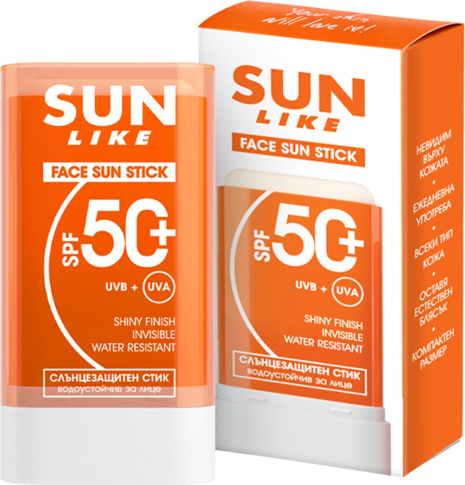 Sun Like Face Sun Stick SPF 50+ - ������������� ���� �� ���� - �������