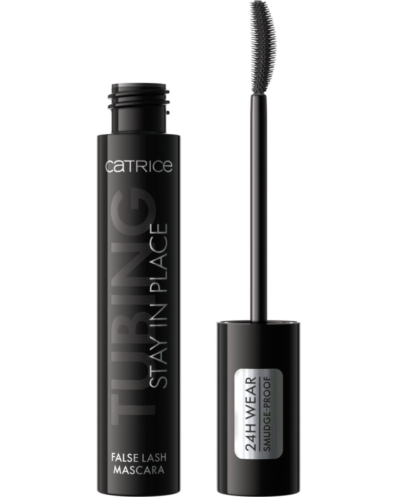 Catrice TUBING Stay In Place False Lash Mascara Catrice TUBING Stay In Place False Lash Mascara - Спирала за ефект изкуствени мигли - спирала