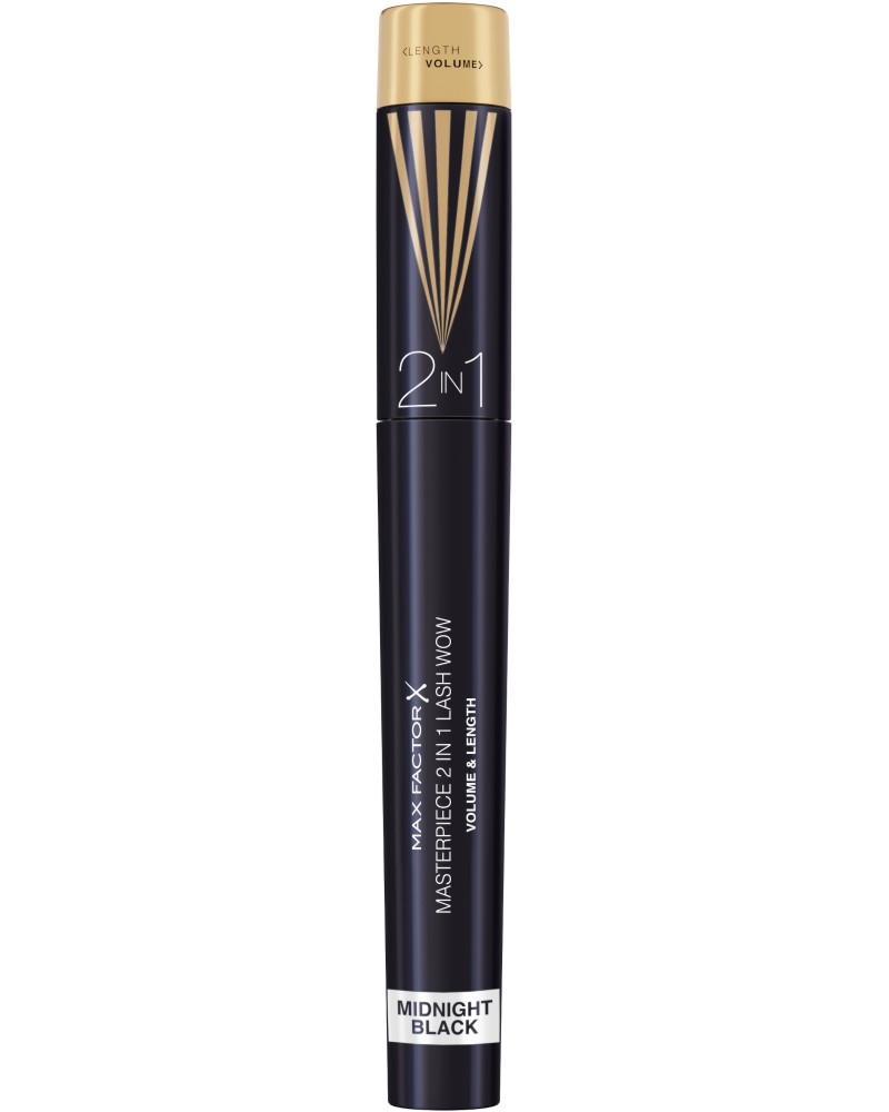 Max Factor Masterpiece 2 in 1 Lash Wow Midnight Black -       2  1     - 