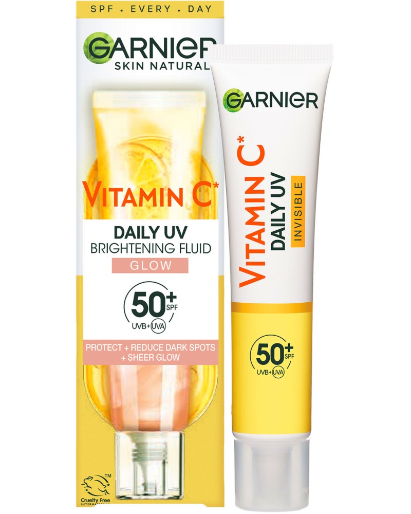 Garnier Vitamin C UV Daily Fluid SPF 50+ -      C   Vitamin C - 