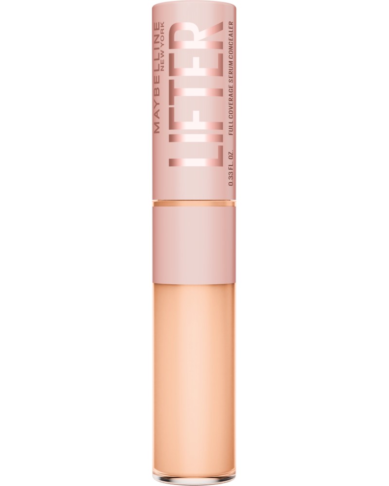 Maybelline Lifter Serum Concealer Maybelline Lifter Serum Concealer - Течен коректор с пълно покритие и сияен завършек - продукт