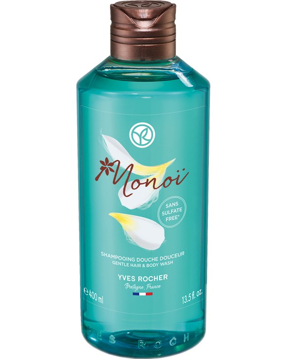 Yves Rocher Monoi Shampoo & Shower Gel 2 in 1 - ������� � ��� ��� 2 � 1 �� ������� Monoi - �������