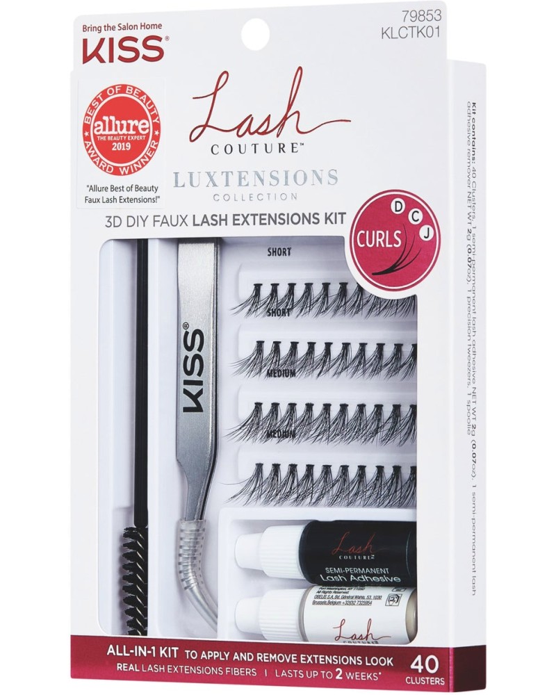 Kiss Lash Couture Luxtensions 3D Faux Lash Extensions Kit - ���������� ����� �� �������� � �������� � ������, ������� �� ���������� � ��������� - �������