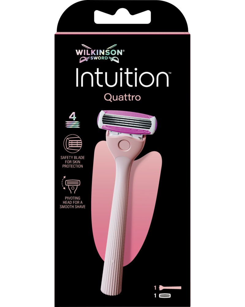 Wilkinson Sword Intuition Quattro Wilkinson Sword Intuition Quattro - Дамска самобръсначка - продукт