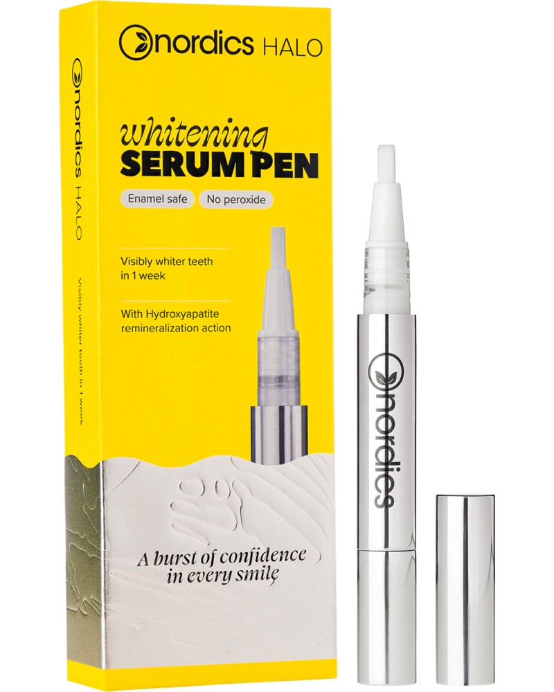 Nordics HALO Whitening Serum Pen Nordics HALO Whitening Serum Pen - Избелваща серум писалка без пероксид - продукт