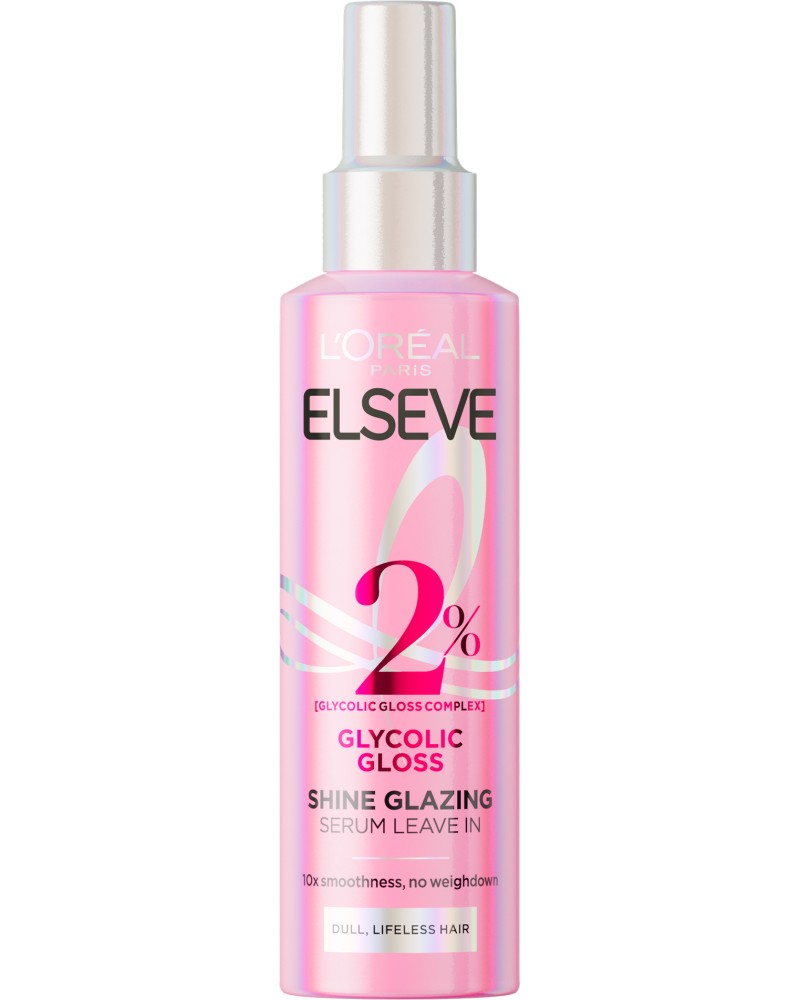 Elseve Glycolic Gloss Shine Glazing Leave-In Serum - ����� �� ������ � ����������� �� ������� Glycolic Gloss - �����