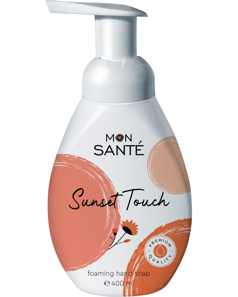 Mon Sante Sunset Touch Hand Soap Mon Sante Sunset Touch Hand Soap - Сапун на пяна с топъл и сладък аромат - сапун