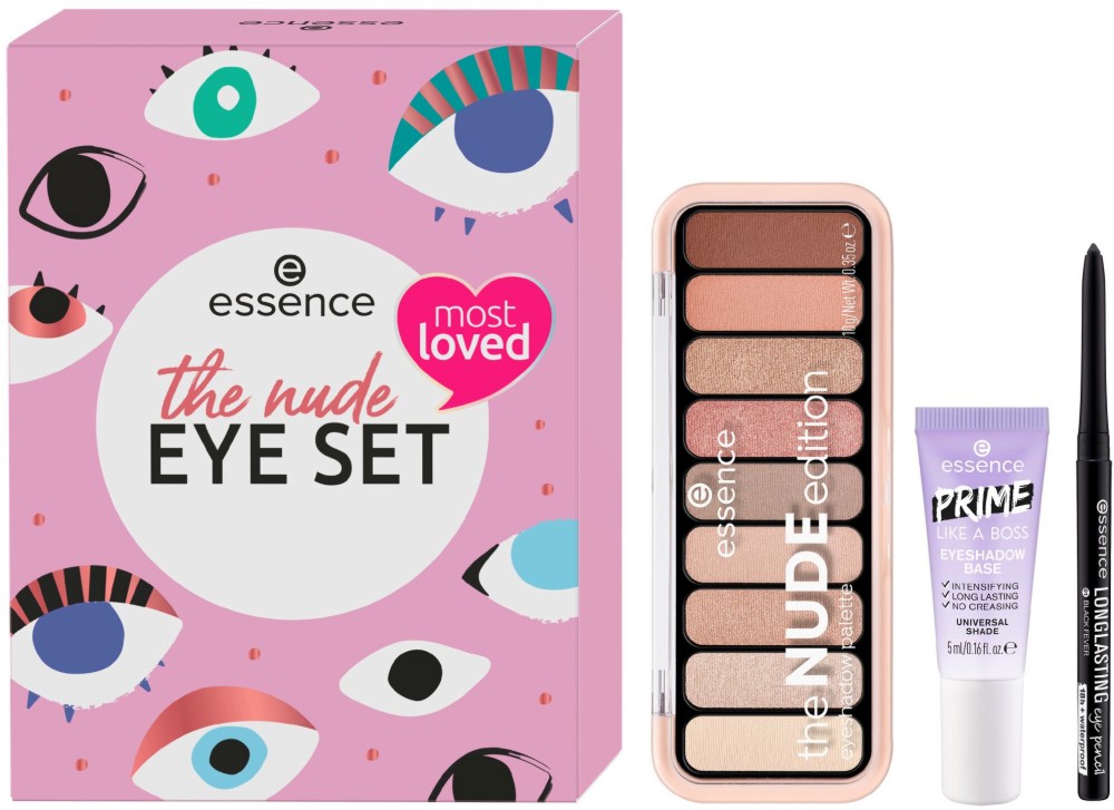 ��������� �������� Essence The Nude Eye Set - ������� ����� �� ���, ���� �� ����� � ����� �� ��� - �������
