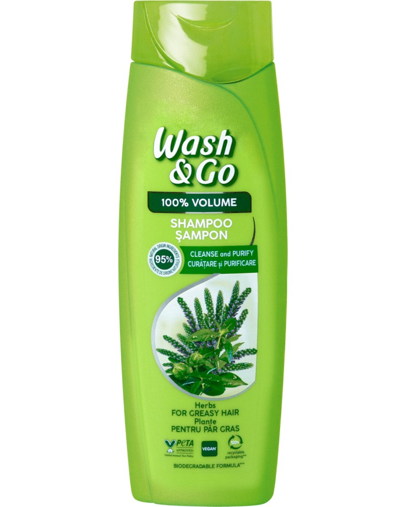 Wash & Go Cleanse & Purify Shampoo -       - 