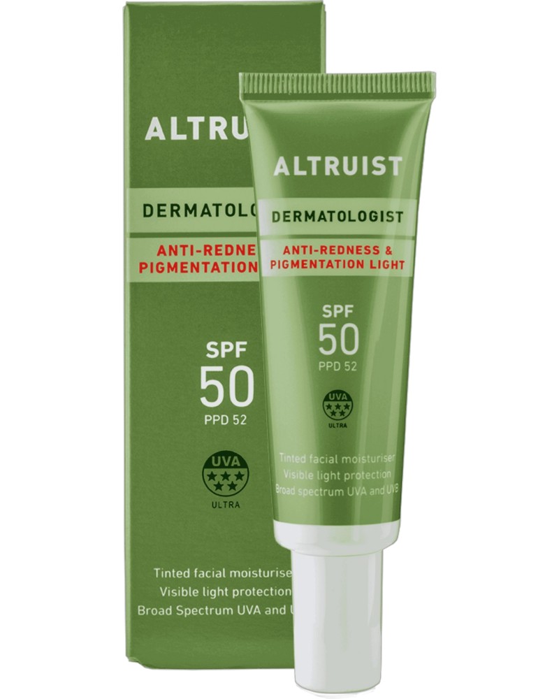 Altruist Anti-Redness & Pigmentation Light Tinted Moisturiser SPF 50 - ������������� ���� �� ���� ������ ����������� � ����������� - ����