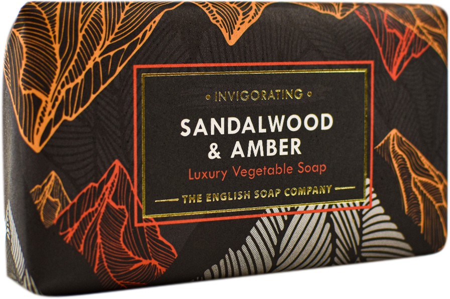 English Soap Company Sandalwood & Amber Soap -          - 