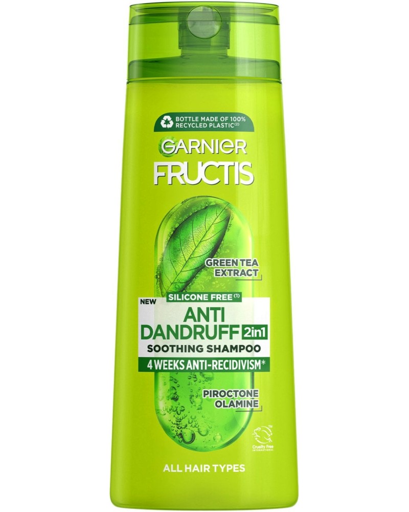 Garnier Fructis Anti-Dandruff 2 in 1 Soothing Shampoo - ������� ������ ������ 2 � 1 �� ����� ��� ���� �� ������� Fructis - �������
