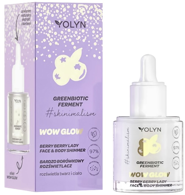 Yolyn Berry Berry Face & Body Shimmer -          Berry Berry - 