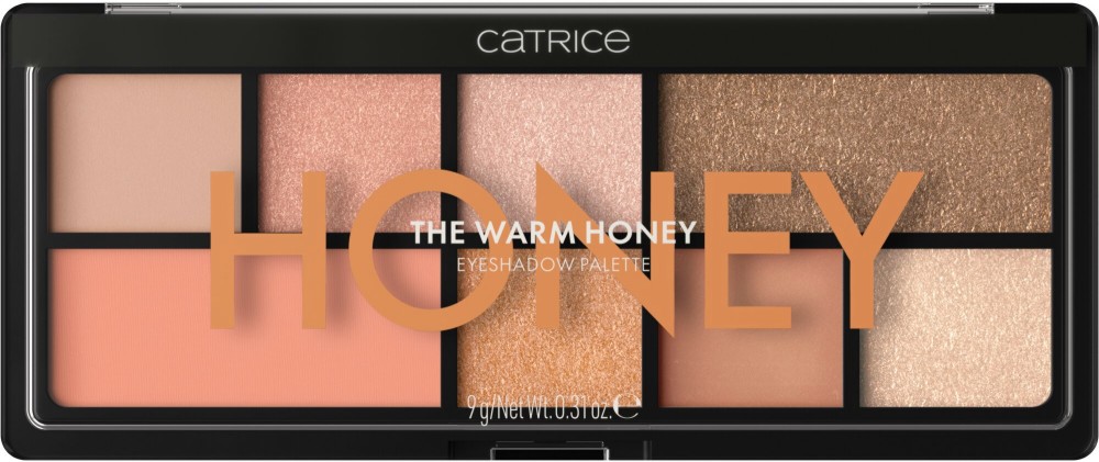 Catrice The Warm Honey Eyeshadow Palette Catrice The Warm Honey Eyeshadow Palette - Палитра с 8 цвята сенки за очи - сенки