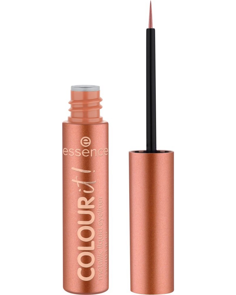 Essence COLOUR it! Metallic Liquid Eyeliner -       -  