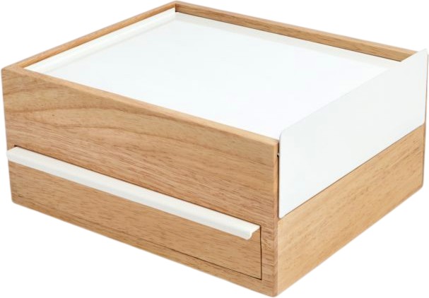 Кутия за бижута и гримове UMBRA Stowit Кутия за бижута и гримове UMBRA Stowit - 26 x 22 x 12 cm, в бял и натурален цвят - продукт