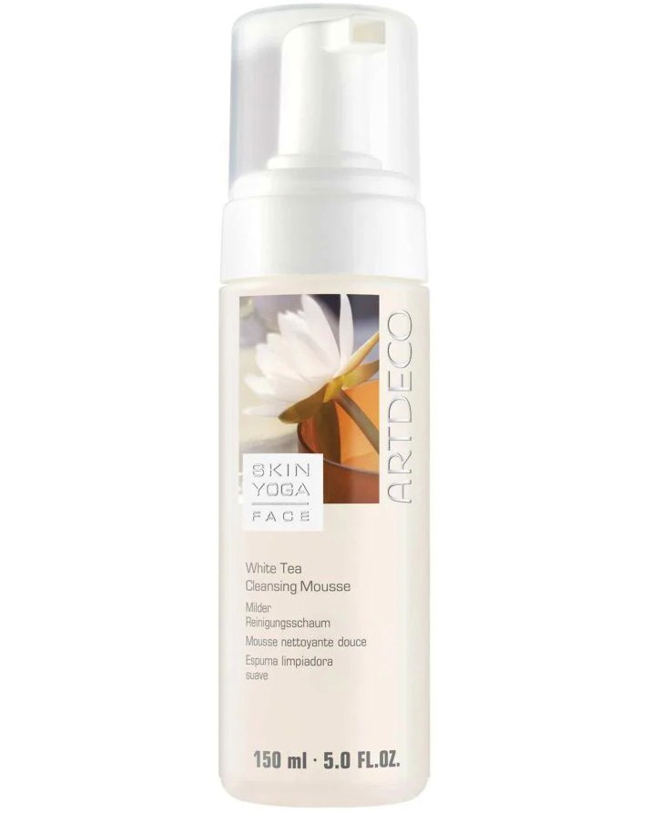 Artdeco Skin Yoga Face White Tea Cleansing Mousse Artdeco Skin Yoga Face White Tea Cleansing Mousse - Почистваща пяна за лице с бял чай от серията Skin Yoga - пяна