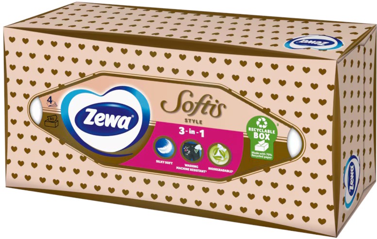 �������� �������� � ����� Zewa Softis Style 3 in 1 - 80 ���� - �������