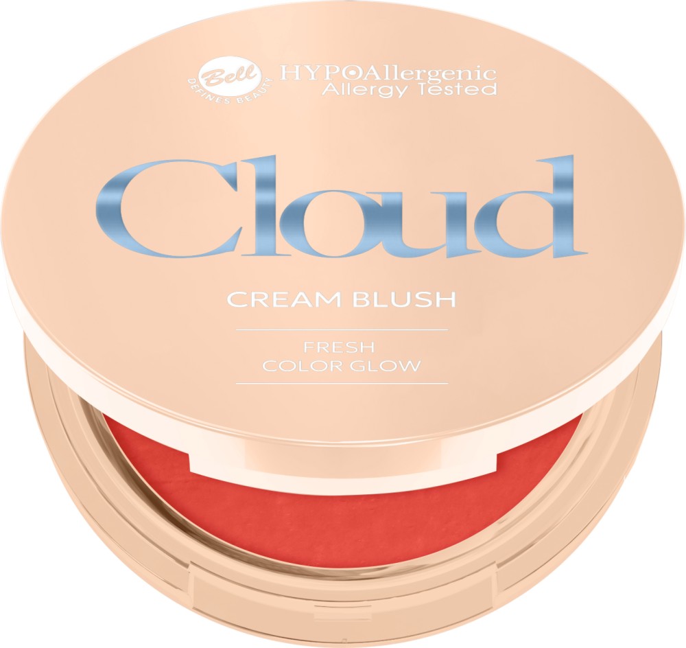Bell HypoAllergenic In the Clouds Cloud Cream Blush Bell HypoAllergenic In the Clouds Cloud Cream Blush - Кремообразен руж за лице от серията In the Clouds - руж