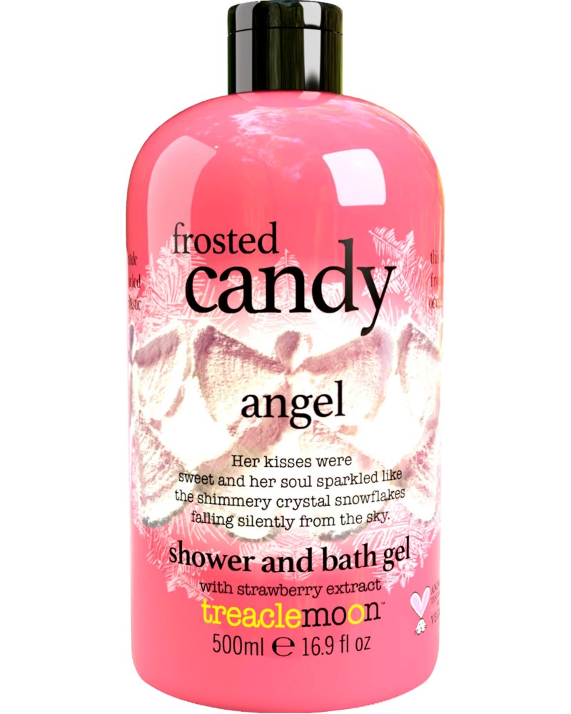 Treaclemoon Frosted Candy Angel Shower & Bath Gel Treaclemoon Frosted Candy Angel Shower & Bath Gel - Душ гел и пяна за вана 2 в 1 с аромат на ягода - продукт