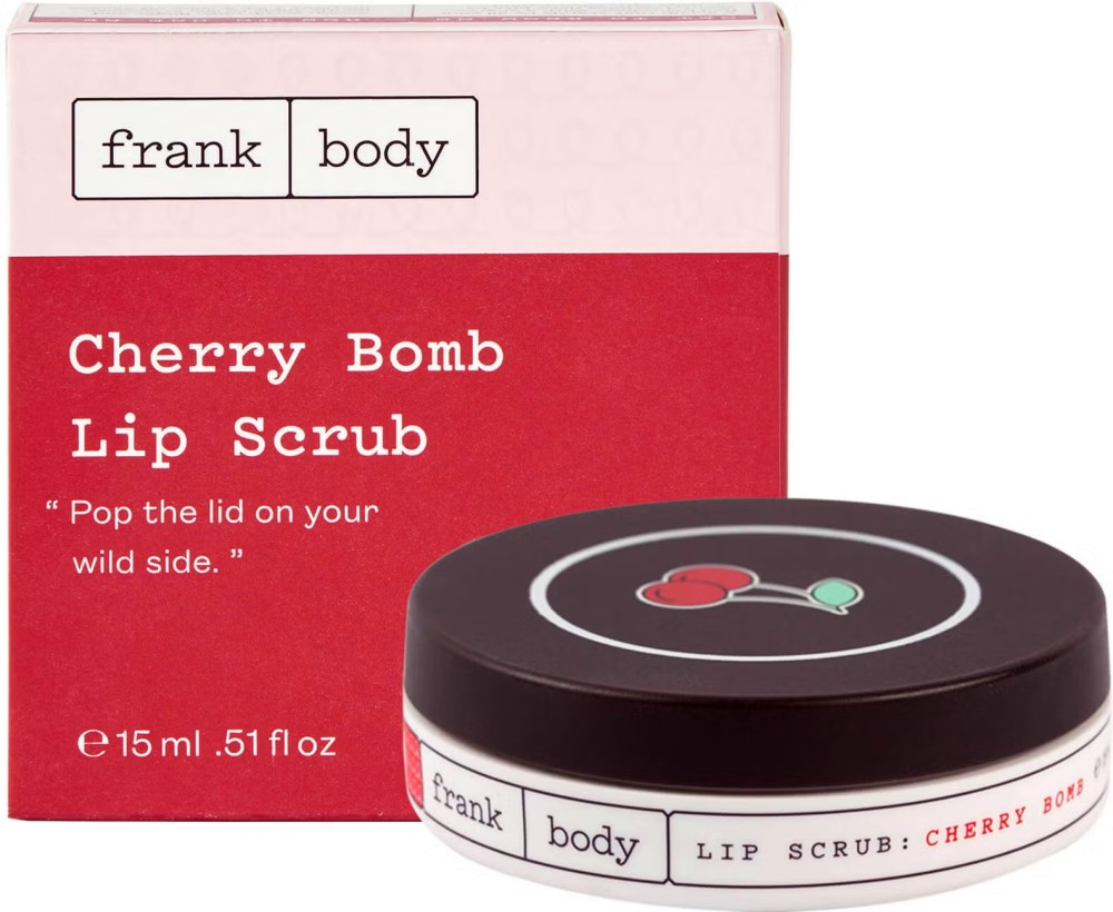 Frank Body Cherry Bomb Lip Scrub - ������� ����� �� ����� � ������ �� ������ - �������