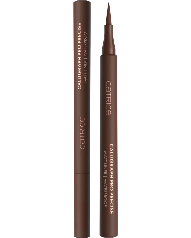 Catrice Calligraph Pro Precise Matt Liner Waterproof Catrice Calligraph Pro Precise Matt Liner Waterproof - Кафява очна линия с водоустойчиво матово покритие - очна линия