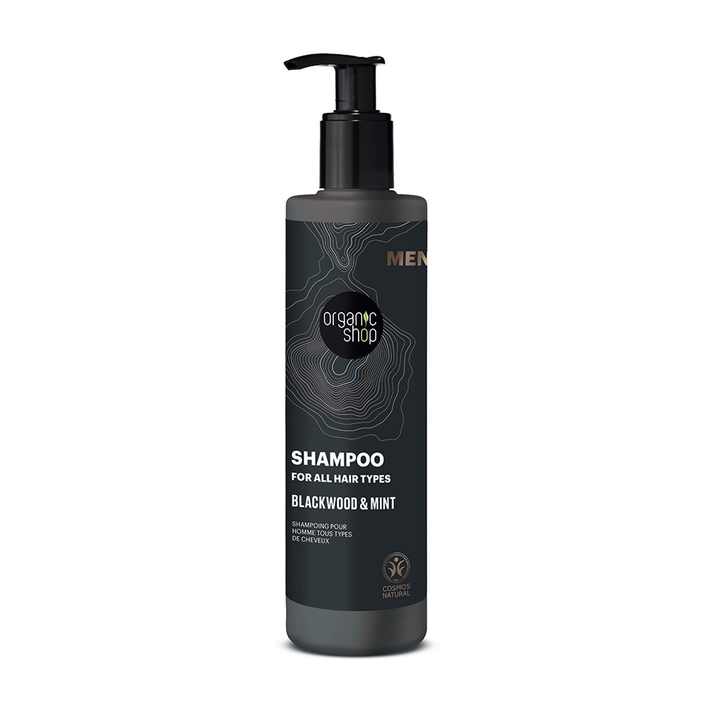 Organic Shop Blackwood & Mint Shampoo For All Hair Types -            - 