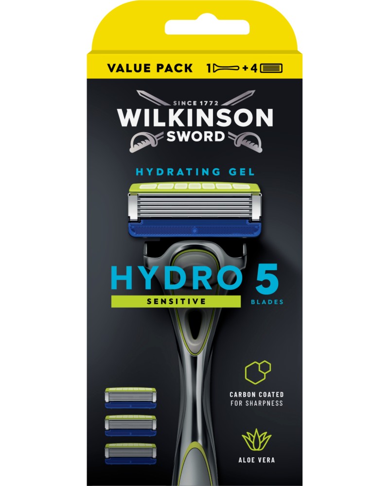 Wilkinson Sword Hydro 5 Sensitive - ����� ������������� � 4 �������� ������� - �������