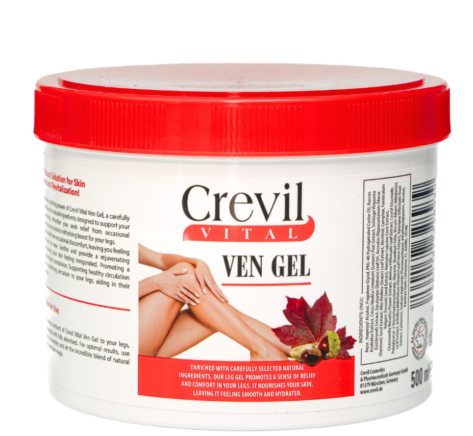 Crevil Vital Ven Gel Crevil Vital Ven Gel - Гел за разширени вени с екстракти от див кестен и лозови листа - гел