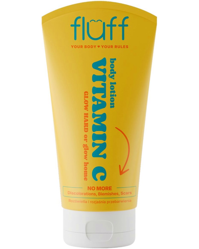 Fluff Superfood Body Lotion Vitamin C Fluff Superfood Body Lotion Vitamin C - Изсветляващ лосион за тяло с витамин C - лосион