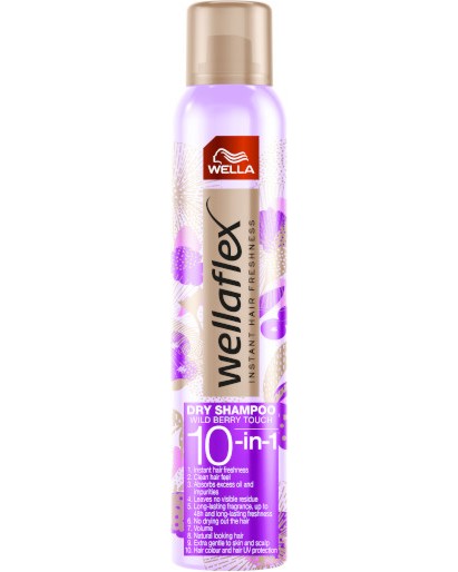 Wellaflex Dry Shampoo 10-in-1 Wild Berry Touch -        - 
