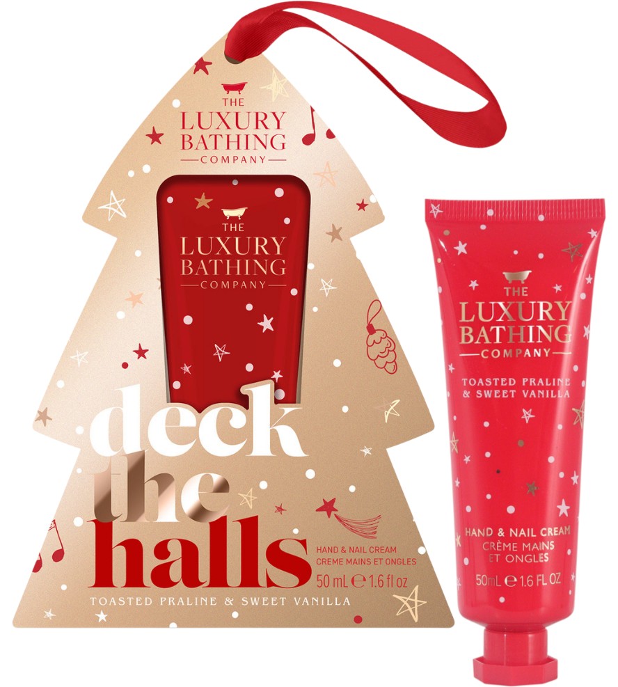 The Luxury Bathing Company Toasted Praline & Sweet Vanilla The Luxury Bathing Company Toasted Praline & Sweet Vanilla - Крем за ръце с аромат на пралина и ванилия от серията Toasted Praline & Sweet Vanilla - продукт