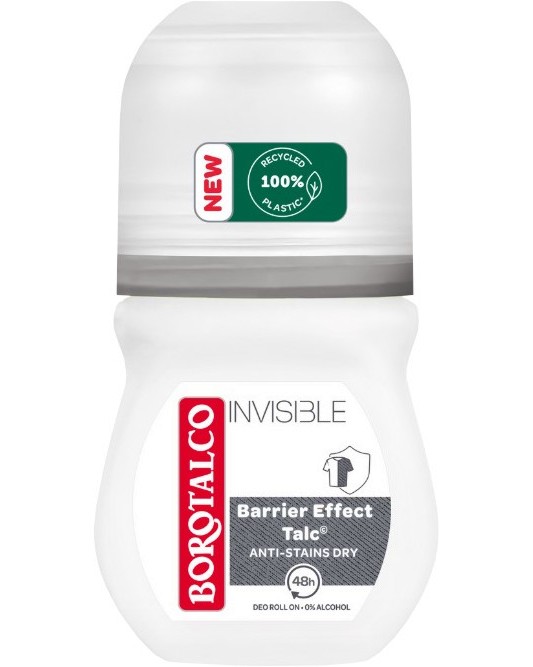 Borotalco Invisible Roll-On Deodorant -     - 