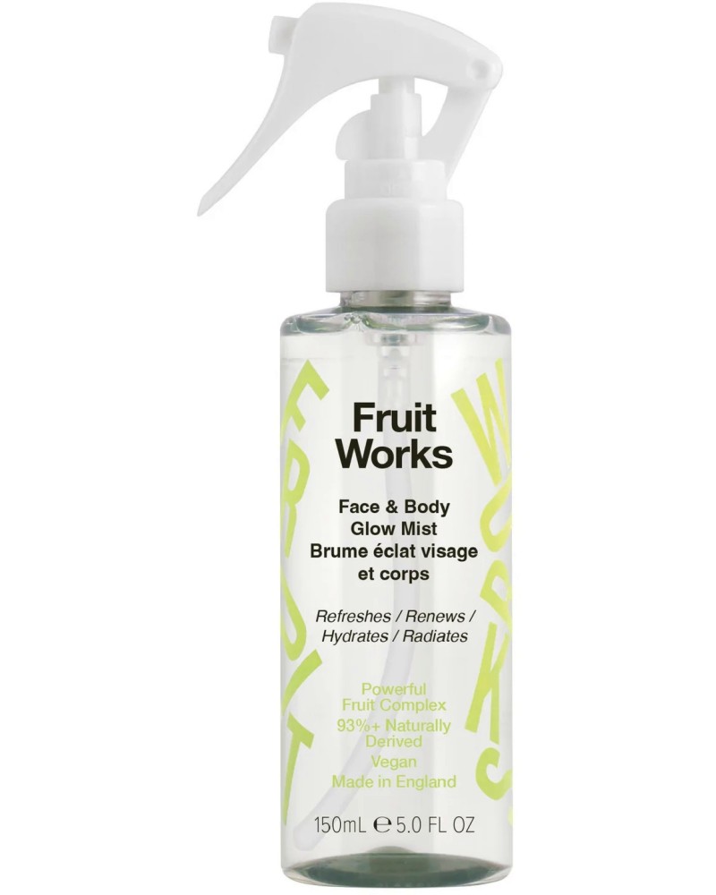 Fruit Works Face & Body Glow Mist -          - 