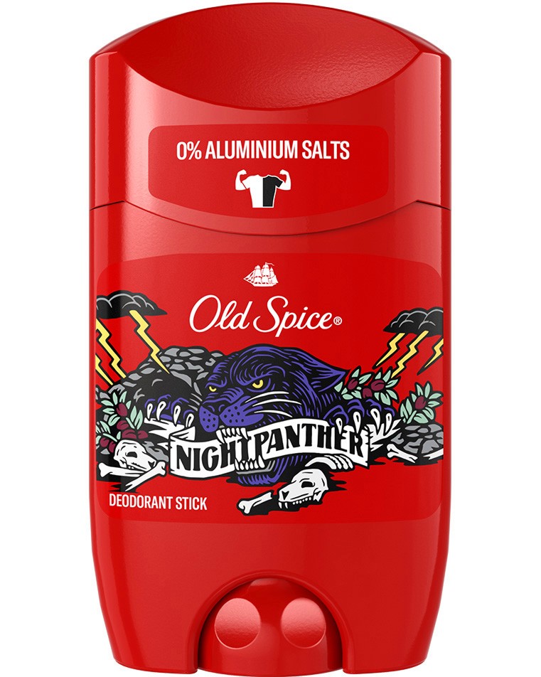 Old Spice Night Panther Deodorant Stick -       - 