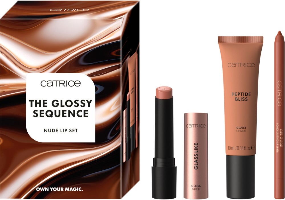 Catrice The Glossy Sequence Nude Lip Set - �������� �� ���������� � �������� ����� - �������