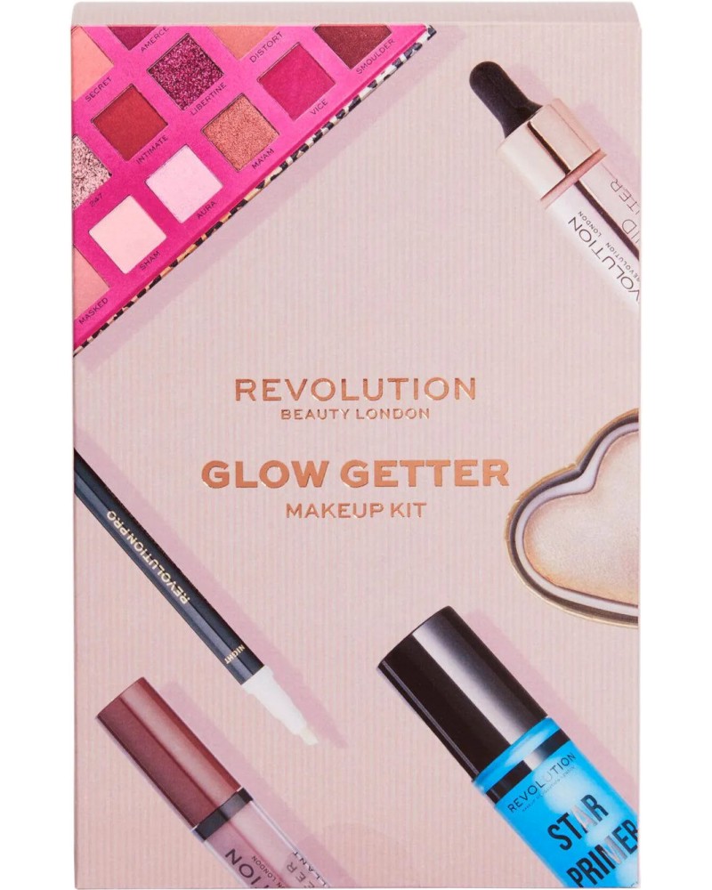 Revolution Glow Getter Makeup Kit Revolution Glow Getter Makeup Kit - Комплект с гримове - продукт