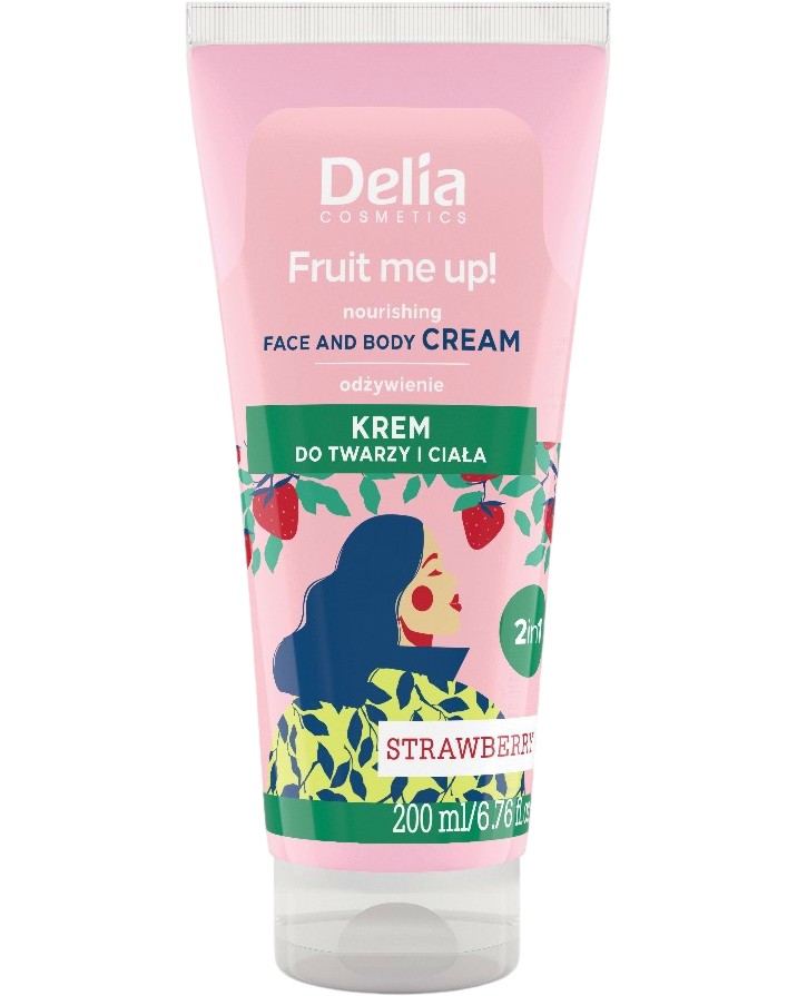 Delia Fruit me up! Nourishing Face and Body Cream 2 in 1 -             Fruit me up! - 