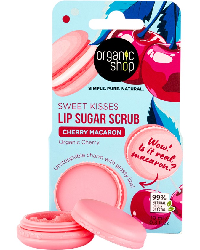 Organic Shop Sweet Kisses Lip Sugar Scrub -         - 
