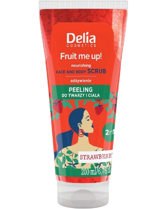 Delia Fruit me up! Nourishing Face and Body Scrub -             Fruit me up! - 