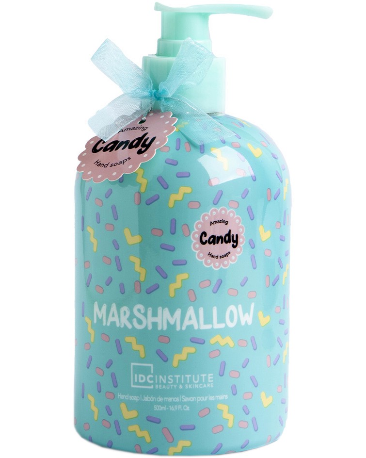 IDC Institute Candy Marshmallow Hand Soap IDC Institute Candy Marshmallow Hand Soap - Течен сапун с аромат на маршмелоу - сапун