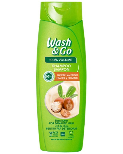 Wash & Go Nourish & Repair Shampoo -         - 