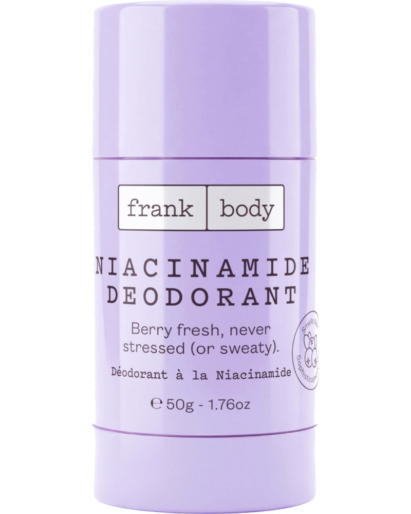 Frank Body Niacinamide Deodorant Frank Body Niacinamide Deodorant - Део стик с ниацинамид без алуминиеви соли - дезодорант