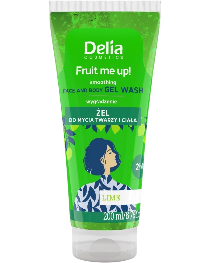 Delia Fruit me up! Smoothing Face and Body Gel Wash 2 in 1 -              Fruit me up! - 
