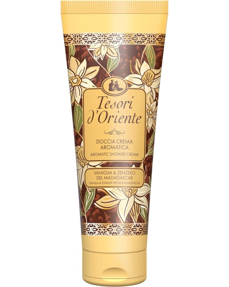 Tesori d'Oriente Madagascar Vanilla & Ginger Shower Cream Tesori d'Oriente Madagascar Vanilla & Ginger Shower Cream - Душ крем с аромат на ванилия и джинджифил от серията Vanilla & Ginger - душ гел